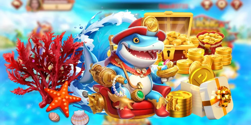 Đồ họa đẹp mắt trong game bắn cá Rồng bóng tối Kwin68