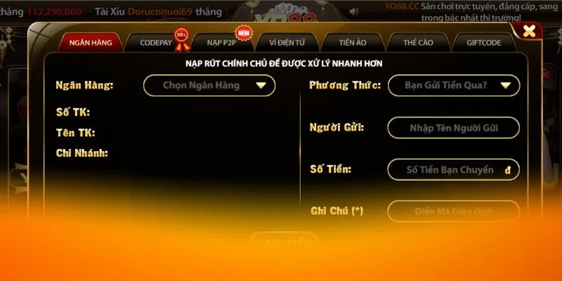 Nạp tiền vào tài khoản Kwin68 bằng thẻ cào điện thoại 